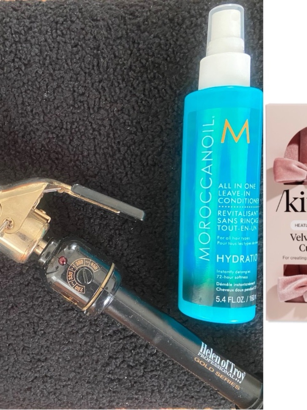 Hair bundle with Moroccanoil